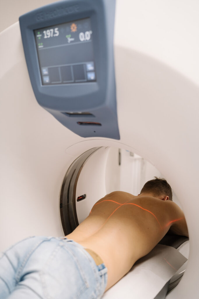 RTG vyšetrenie pacienta na modernom prístroji
